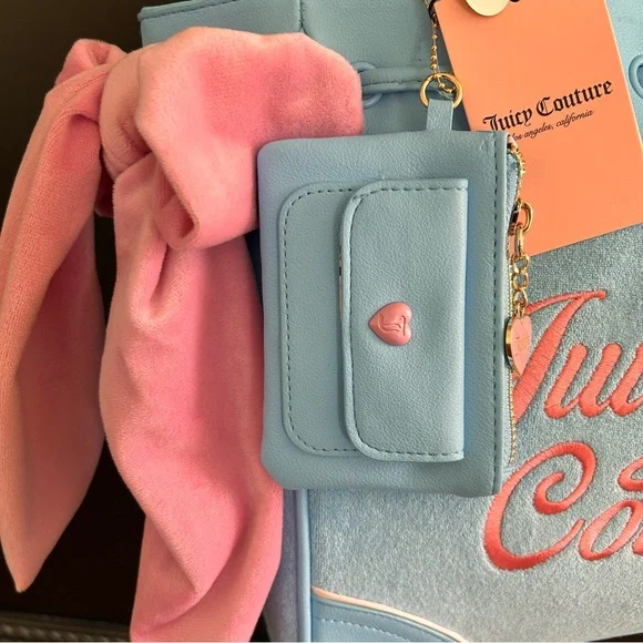 Juicy couture Retro Daydreamer Blue with strawberries Y2K - Picture 3 of 6
